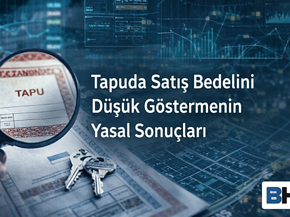 Tapuda Satış Bedeli Düşüklüğü Yasal Sonuç Mekansal Veri Analizi Sistemi Tespit Tapu Düşük Bedel Gösterme Hukuk Büro Avukat Suç Vergi Harç Hak